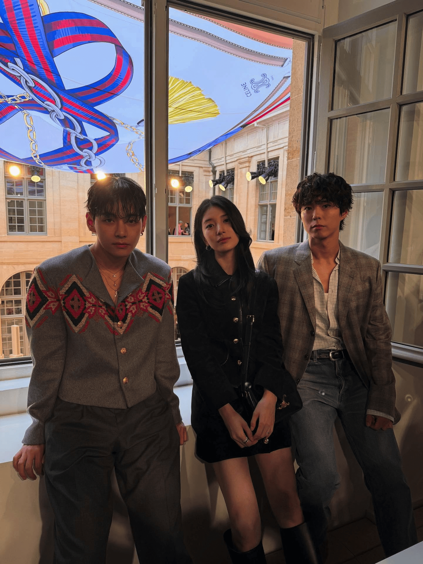 V, Park Bo Gum, and Suzy delighted fans by sharing photos together