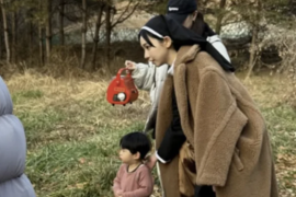 “An Angel in Real Life”: Karina Praised for Kindness While Filming with Baby Actor