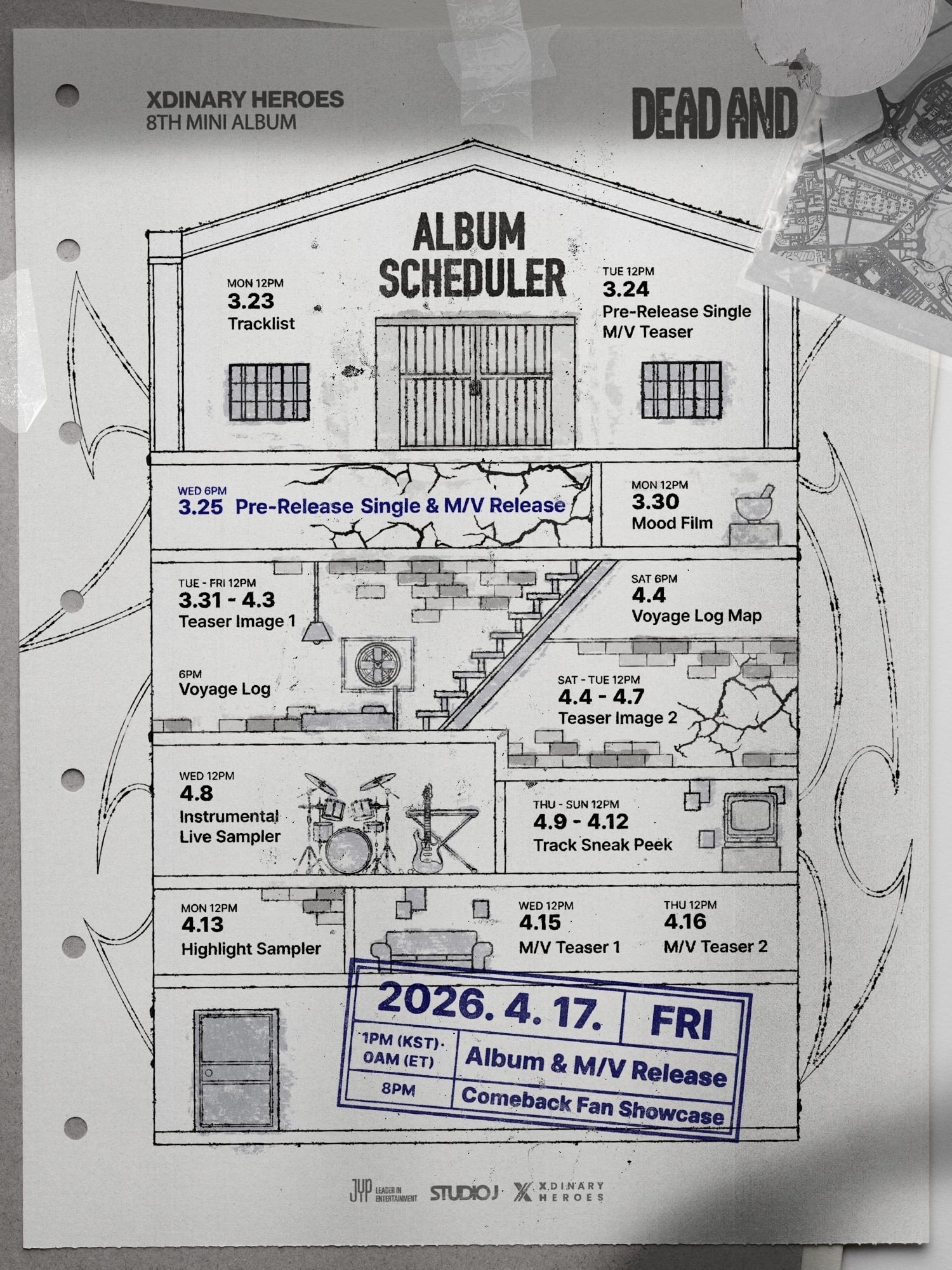 Xdinary Heroes ‘DEAD AND’ Comeback: Voyager Release Details