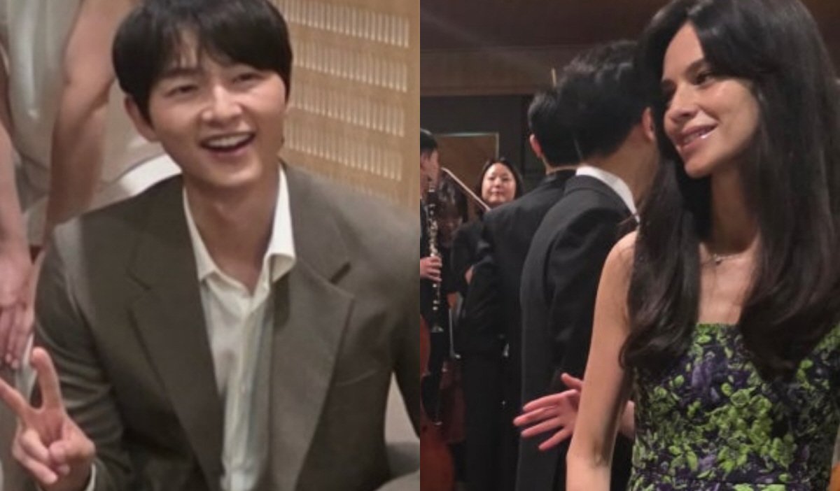 Song Joong Ki & Katy Saunders Stun at First Public Event