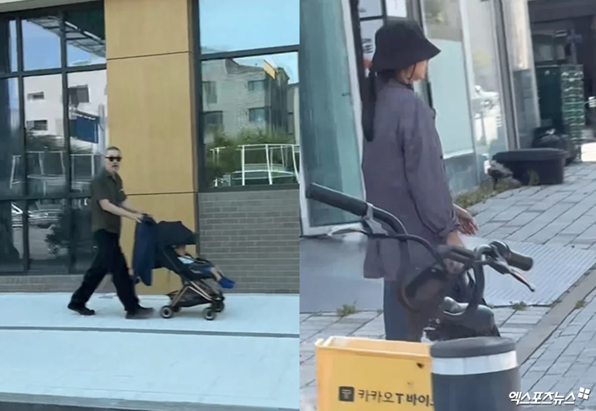 Kim Min Hee & Hong Sang Soo Spotted With Stroller
